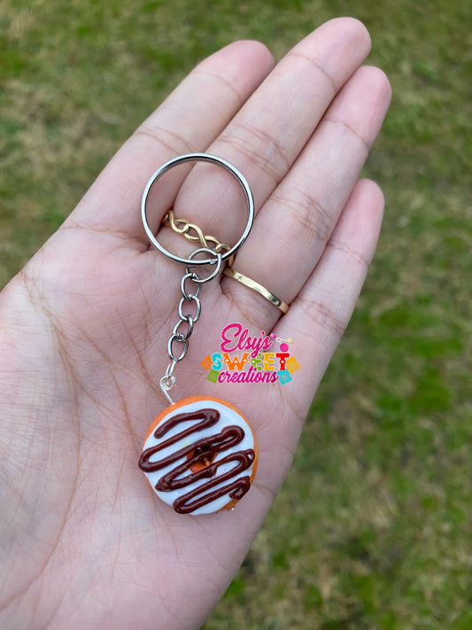 Donut keychain